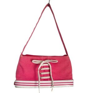 Y2K 2000’s L.E.I pink & white sneaker purse